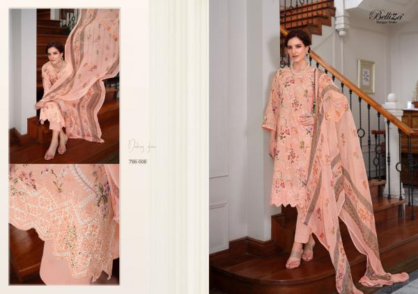 Belliza Florence Digital Printed Designer Dress Material Collection